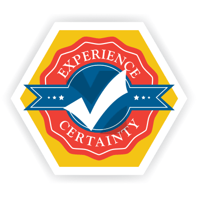 Experience certainty